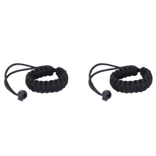 2X Digital Camera Wrist Hand Strap Grip para Cord Braided Wristband for     SLR DSLR Black