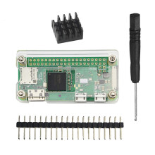 2X Acrylic Case 4 in 1 Kit for Raspberry Pi Zero W and Pi Zero with Heat Sink