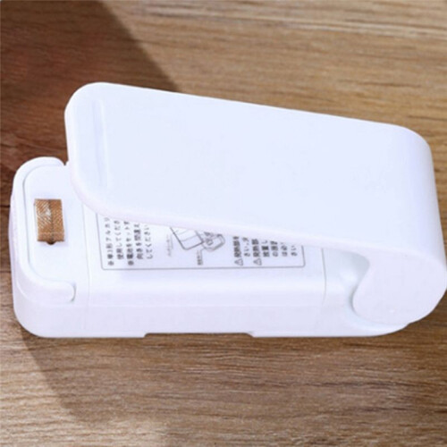 3X Sealer Plastic Package Storage Bag  Sealing Machine Handy Sticker and Seals White 2