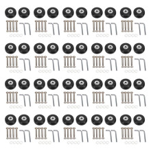40 Sets of Luggage Suitcase Replacement Wheels Axles Deluxe Repair Tool 50 x 20 x 6.1 mm