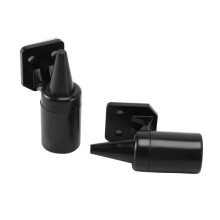 18Pcs Deer Alert for Vehicles Avoids Deer Collisions Car Deer Warning Black Ultrasonic Wildlife Warning for Auto
