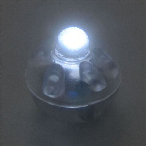 1000 x Round Led Flash  Lamp Balloon Light Long Standby  White 1