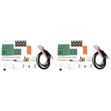2X Relay 4-Way Audio Input Signal Selector Switching RCA Audio Input Selection Board of Rotary Switching for Amplifiers