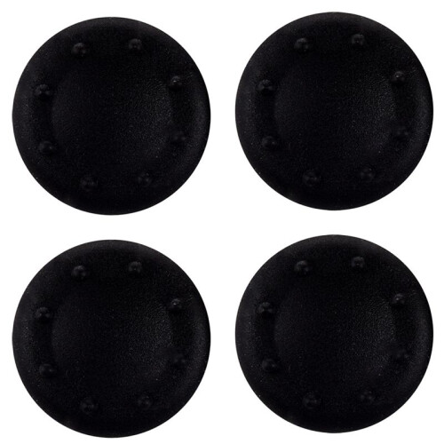 2X New Game Thumbstick Joystick Grip Case Cap Cover for Ps2 Ps3  360 Controller - Black