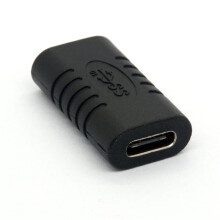 2X USB C Adapter Female to Female Type C Adapter Straight Tiny USB-C Adaptor USB 3.1 Type-C Connector Converter