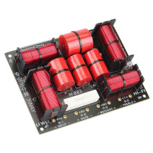 2X 400W 3 Way Crossover Divider Hifi Tweeter Alto Woofer Speaker Crossover 1250H/5000HZ with High-Pitched Protection