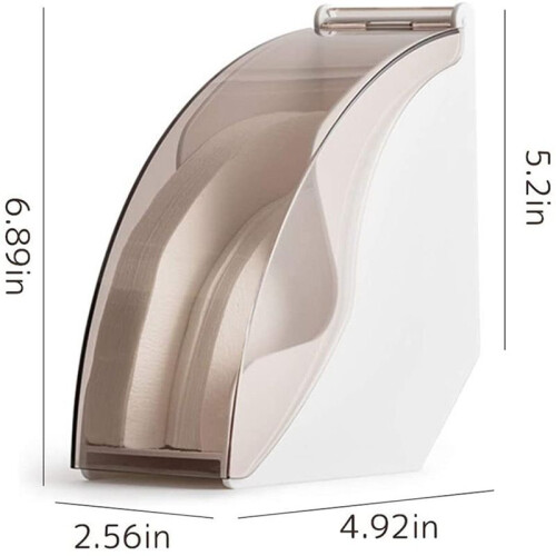 5X Coffee Filter Holder,Coffee Paper Storage Container Dispenser Rack Shelf for ,Chemex 1