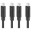 2X Typec Cable for  3 Data Cable 40Gbps Full Speed 100W Fast Charge 5K Transmission 50cm 1