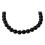 2X Rund Edle Schwarz Onyx Perlen Bead Strang Halbedelstein 8mm 4