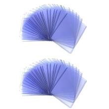 100 Stück Halter Toploader und Durchsichtige ÄRmel für Sammler Basketball Sport Karten 35PT Rigid Plastik
