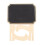 80 Pack  Chalkboards with Support Easels Stand,Place Cards Small Rectangle Little Wood Blackboard 6
