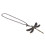 4 Pack Bronze Ceiling Fan Pull Chain Set,Lighting & Fan Pull Chain Pendant Chain Extender,Dragonfly and Butterfly 1
