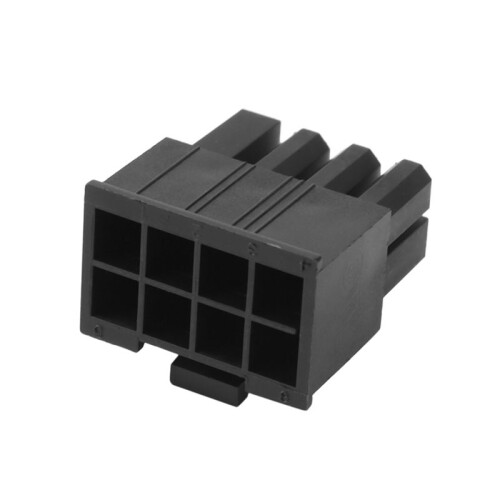 60PCS 4.2mm 8P 8PIN Male PCI-E PCIe Power Connector Plastic Shell for PC Computer ATX  Card GPU, Black 1