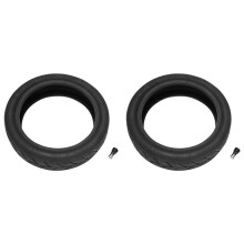 2X 8.5 Pouces 50/75-6,1 pour M365 Pneu de Mise à Niveau de Pneu Extérieur de Scooter électrique 8 1/2X2 Pneu Sans Chambre avec Buse D'Air