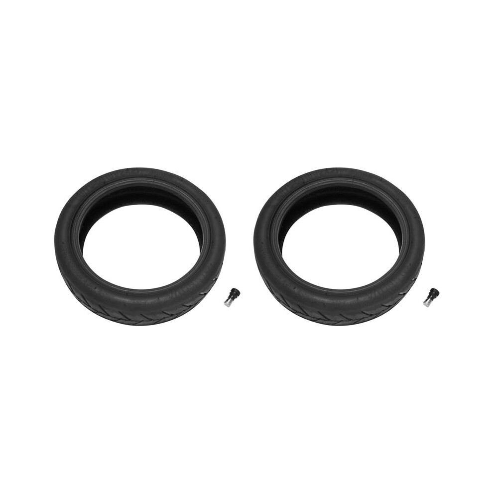 2X 8.5 Inch 50/75-6.1 For M365 Electric Scooter Outer Tire Upgrade Tyre 8 1/2X2 Tubeless Tyre With Air Nozzle Black 6032252269342
