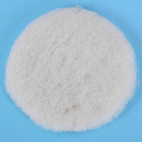 2X Car Van Valeting Polisher Buffer Lamb Wool Polishing Pad 6 inch 1