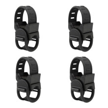 4X 360 Degree Rotation Bicycle Cycling Flashlight Mount Holder Front Light Torch Bracket
