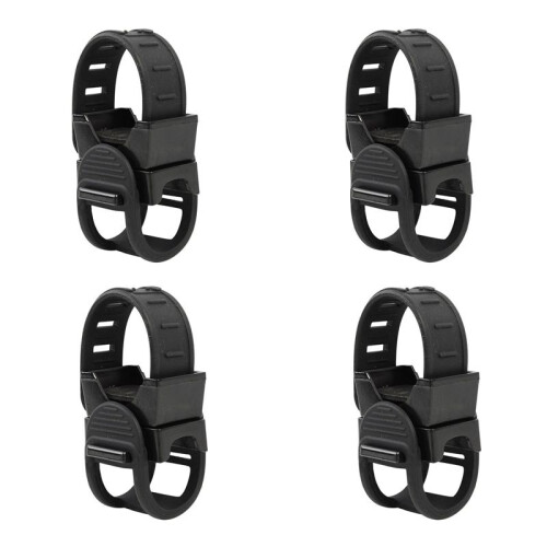 4X 360 Degree Rotation Bicycle Cycling Flashlight Mount Holder Front Light Torch Bracket