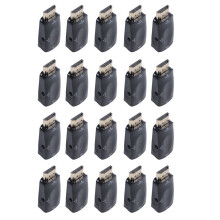 20X -Compatible to VGA Converter Gold-Plated with Connector 3.5mm Audio Cable for PC, Laptop, DVD, Desktop- Black