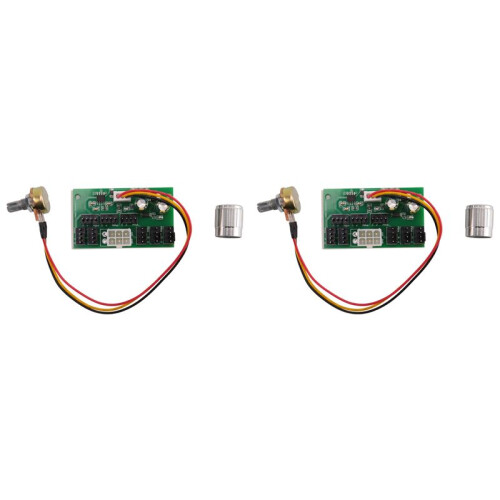 2Pcs Computer Case Miner Fan Speed Controller 8-Channel Fan Hub PWM High-Power Violent Fan Controller DC12V