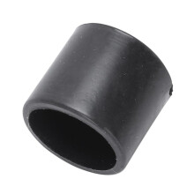 150 Pcs Black Rubber PVC Flexible Round End Cap Round 12mm Foot Cover