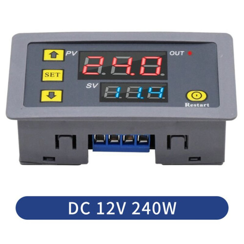 5X Digital  Delay Relay LED Display Cycle Timer Control  Adjustable Timing Relay  Delay  DC12V