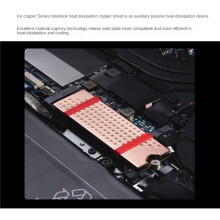3X Dissipador de Calor M.2 NVMe SSD de 0,8 mm para M2 2280 Dissipador de Calor de Cobre de Disco Rígido de Estado Sólido com Almofada Térmica para