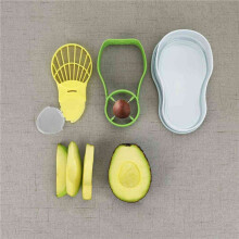 2X 5-in-1 Avocadosnijderset, Fruitsnijder, Schiller, Klokhuisverwijderaar, Multifunctionele Gereedschapsset voor Thuis, Keuken, Handig Hulpmiddel