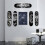 12 Pack Skateboard Floating Deck Display Wall Mount Rack Holder Hanger Fit Home Storage Display 2
