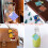 240 Pcs Square Acrylic Keychain Blanks Tassels Set Including Acrylic Blanks Silver 7