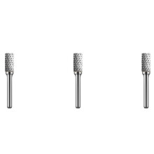 3X Hartmetall Fräser Doppel Schnitt Rotations Werkzeug Gesenk Schleifer Bits, 1/4 Zoll Schaft, für Holz Schnitzerei, Metall Bearbeitung, Schleifen