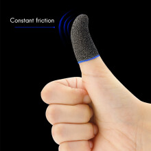 Gaming Finger Cots, Non-Slip, Sweat-Proof Touchscreen Gloves, Breathable, Chicken Finger Cots 8-Piece Set