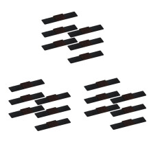 18X Coussinets En Feutre de Jambe de Chaise de Bureau Couvre Les Attaches Antidérapantes de Crochet et de Boucle