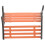 10Pcs Plastic Model Park Bench Model Landscape 1:50 with Black Arm 8