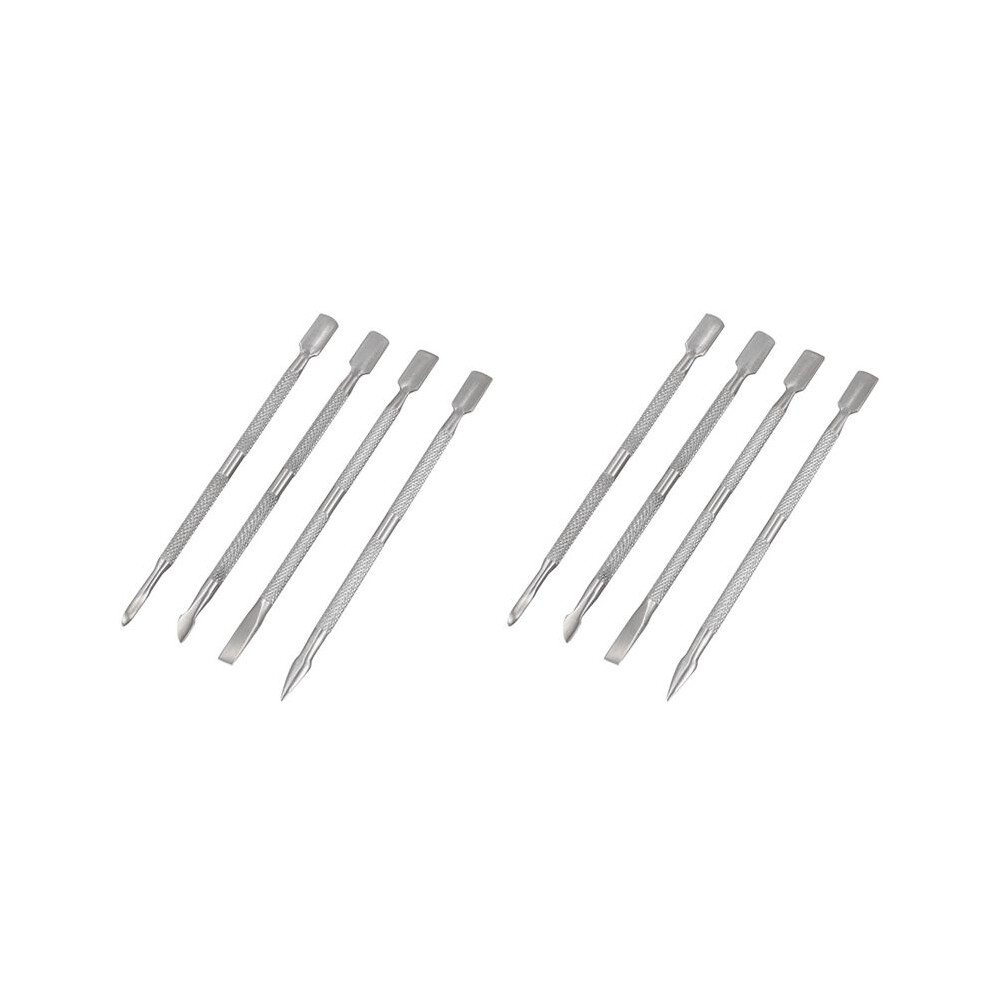 8 Pcs Manicure Manicure Tool Steel Push 8 Piece Set Nail Care Manicure Pedicure