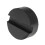 2X Black Rubber Slotted Floor Jack Pad Frame Rail Adapter for Pinch Weld Side Pad 5