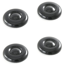 4X Car Carbon Fiber ABS Air Vent Outlet Cover Trim Stickers for ATTO 3 Yuan 2022
