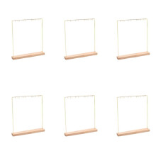 6X Expositor de Joias da Moda Suporte Suporte Brincos Pendurados Organizador Vitrine