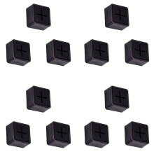 Porta Toallas para Baño - Gancho de Toalla de Cocina Autoadhesivo, Ganchos para Toallas de Plato de Montaje En Pared, Paquete de 12 Negro