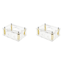2X pour Orange Pi 3 LTS Boîtier Coque en Acrylique Transparent Boîtier de Protection pour Orange Pi 3 LTS Sans Ventilateur