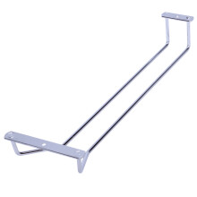 2X Glass Wine Champagne Cup Hangers Rack Holder with Screws (Silver)