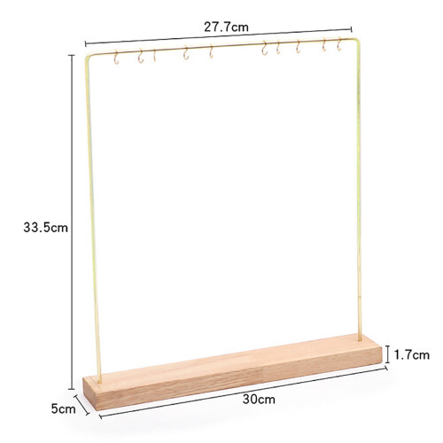2X Présentoir de Support de Support de Présentoir de Bijoux de Mode Boucles D'Oreilles Suspendues 2