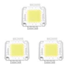 3X Quadratische Form Weiss Licht Lampe COB SMD LED Modul Chip 30-36V 20 W