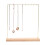 2X Présentoir de Support de Support de Présentoir de Bijoux de Mode Boucles D'Oreilles Suspendues 4