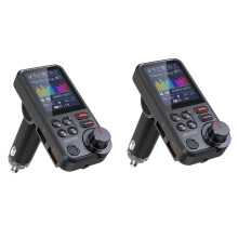 2X BT93 Car Mp3 Player U Disk Música 5.0 FM Transmissor EQ Ajuste do Modo USB Carga Rápida Carga Rápida