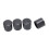 100 Pcs Black Rubber PVC Flexible Round End Cap Round 12mm Foot Cover 3