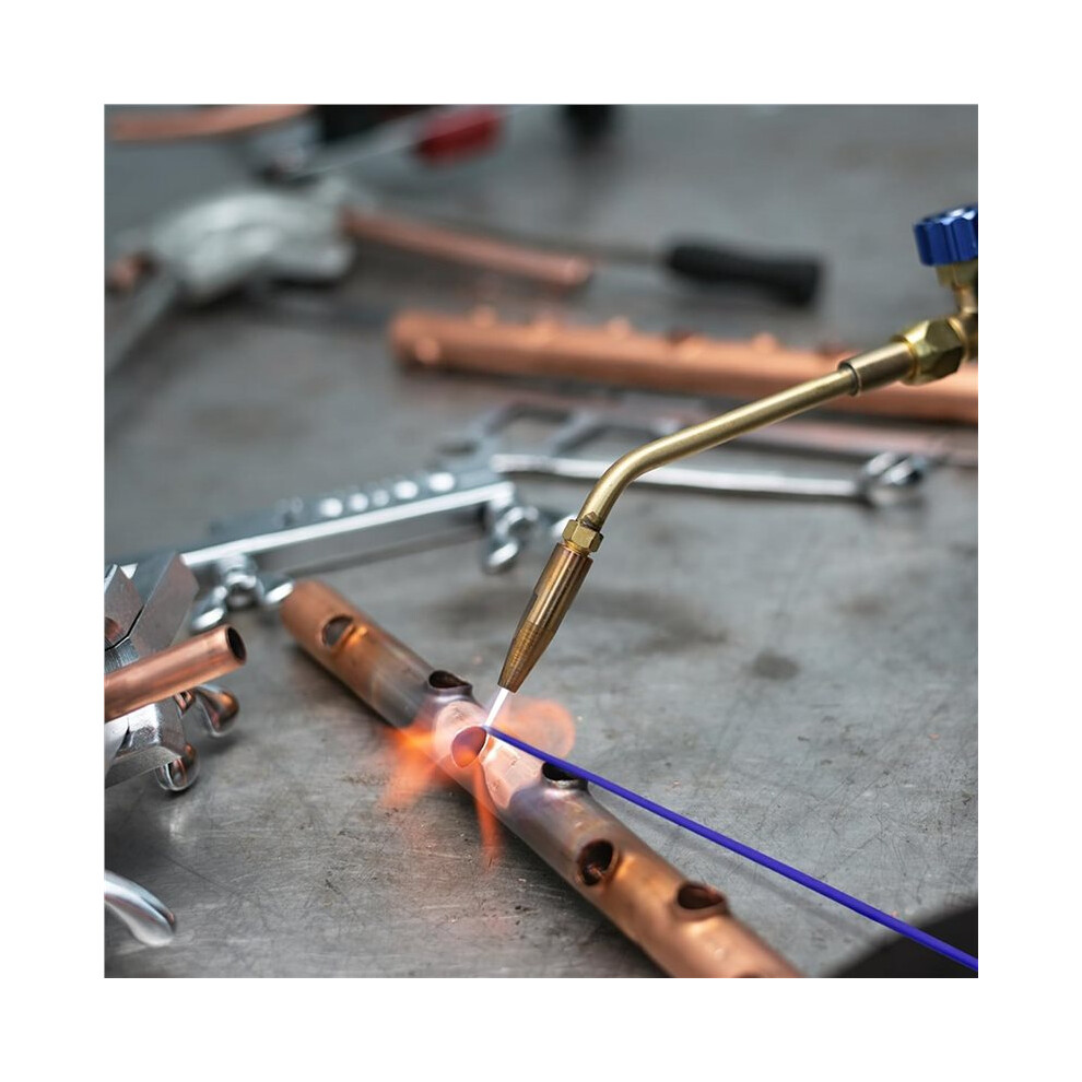 9 Sticks Brazing Rods 56% Solder - Flux Coated Solder Kits, High Temperature Resistance, Brazing Welding Rods 4711404567230