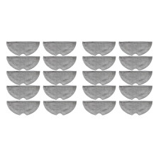 20Pcs Mop Cloth Compatible with D9 Robotic Vacuum Cleaner Accessories Parts Wipes Rag Dishcloth
