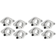 Linear Motion Rail Clamping Rod Rail Guide Support for 20mm Diameter Shaft,Aluminum(8PCS SHF20)