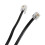 4X RJ11 6P4C Telefonkabelkabel ADSL Modem 3 Meter 5